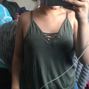 American eagle dressy tank top
